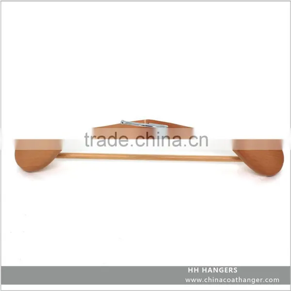 Basic Wooden Suit Hangers Come With a Non-slip PVC Insert to Prevent Pants From Creasing and Falling photo-5