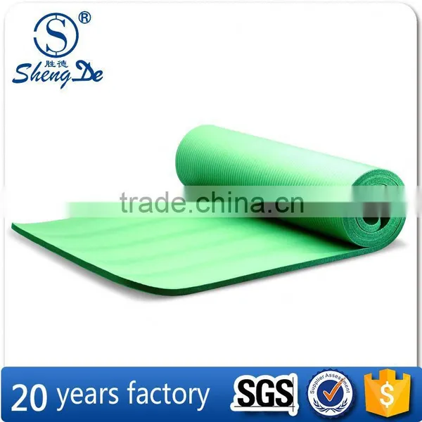Wholesale Eco Anti Slip 15mm Thickness NBR Yoga Mat Manufacturer photo-6