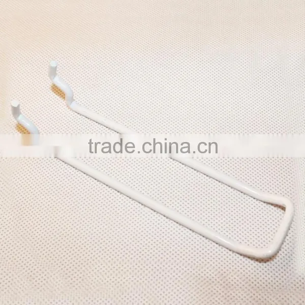 Chrome Plating Metal Pegboard Hook Double Prongs Euro Hooks photo-2