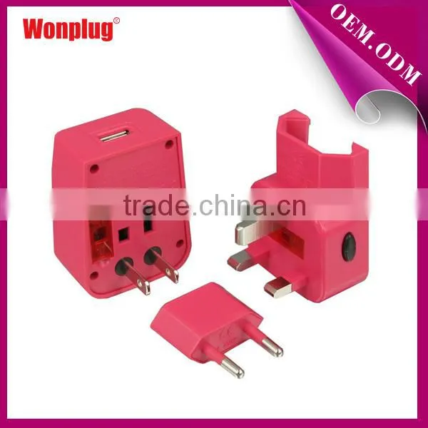 Walmart Gold Supplier Wonplug Patent 2015 Hot Selling Cell Phone Travel Charger photo-4