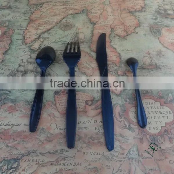 Disposable Plastic Spoons and Forks, Knives for Dessert