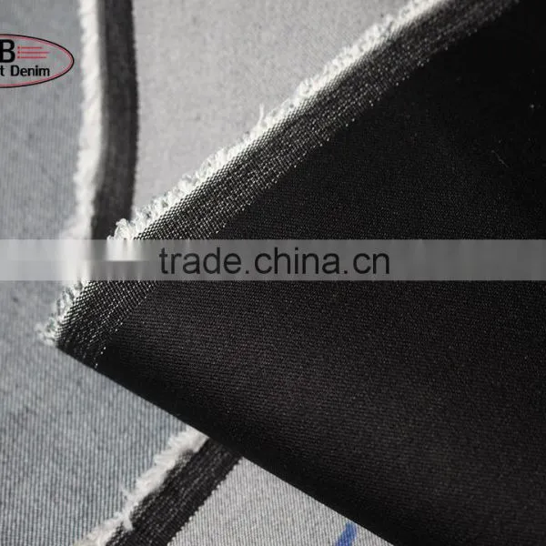 Factory Stock Lot 11oz Black 72%Cotton Denim Fabric photo-3