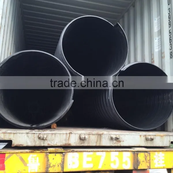DN500,SN8 Steel Belt Reinforced pe Pipe for Drainage photo-6