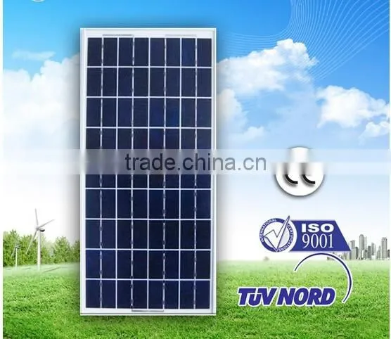 Top Quality and High Conversion Rate Cells 30W Polycrystalline PV Solar Panel