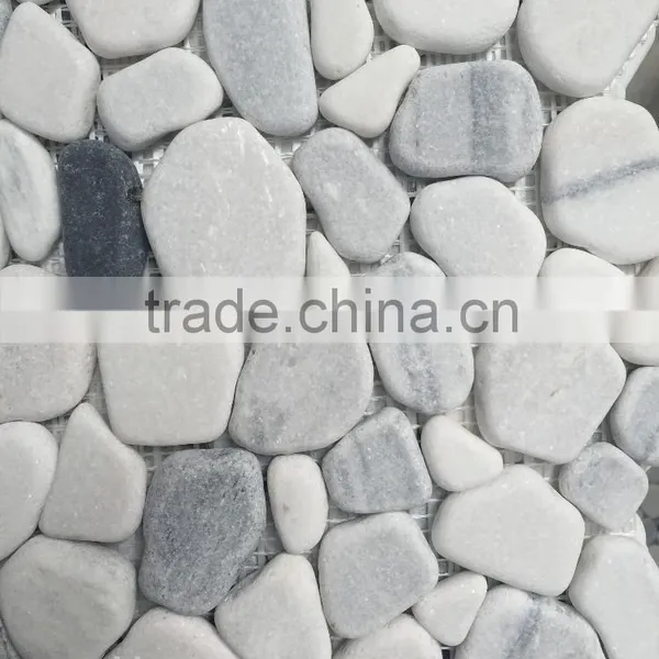 Factory Nature Stone Pebble Stone Mosaic Tile photo-2