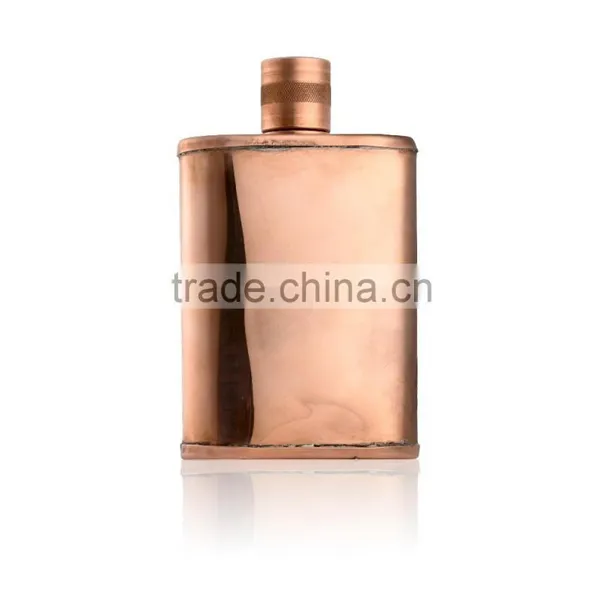 FOOD SAFE PURE COPPER PLAIN FLASKS FOR WINE & LIQUOR WINE BOTTLE ,BEAR BOTTLE WHISKY FLASK 100% PURE COPPER PITCHER