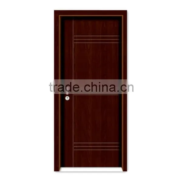 Surface Finished PVC Wooden Door Interior Door Zhejiang