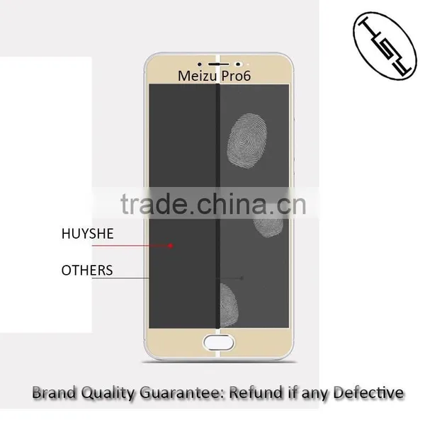 HUYSHE Cell Phone Anti-expolsion Screen 2.5D Full Cover Guard 9H Tempered Glass Protector for Meizu Pro 6 photo-5