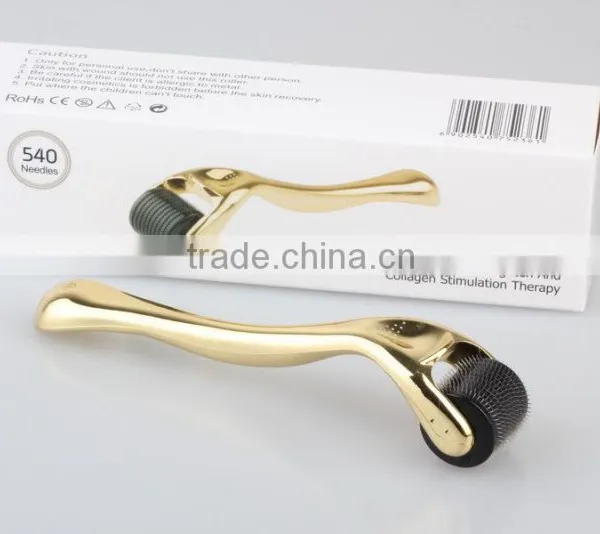 Wholesale 540 Needles Micro Needle Gold Derma Roller photo-3