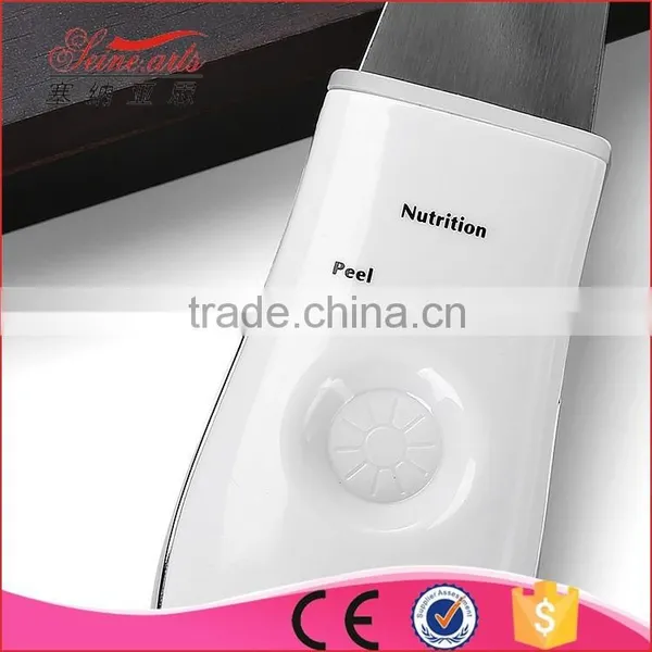 White Ultrasoinc Skin Scrubber With Lithium Battery Lw-016 photo-3