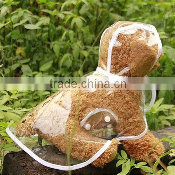 Transparent Soft Animal Waterproog Raincoat for Dog and Cat photo-3