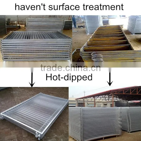 Hot Galvanized Metal Temporary Crowd Control Barrier, Galvanized Pedestrian Barriers, French Barricade (China Manufacture) photo-3