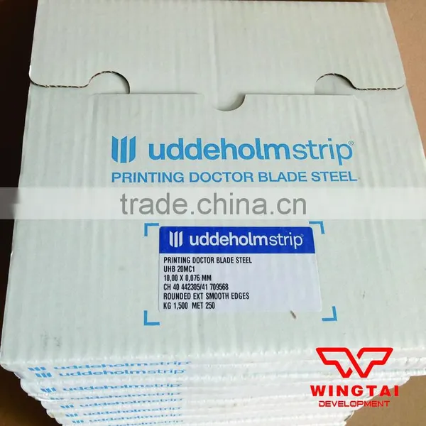 Sweden UDDEHOLM Strip Steel Doctor Blade (T0.076mm) photo-2