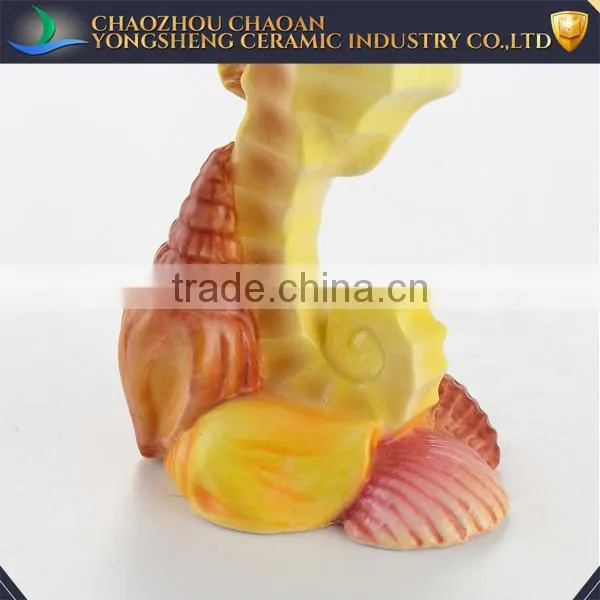 Cute Ceramic Sea Horse Decoration for Home photo-2