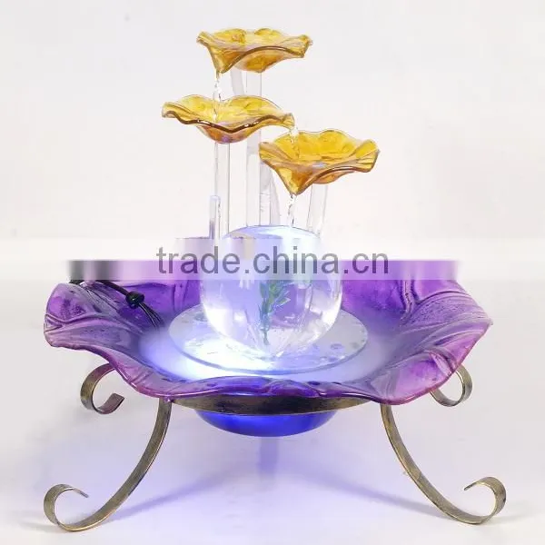 Glass Water Fountain for Desktop Decoration photo-4