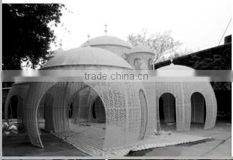 Rattan for Babylon Garden Wedding Party Decoration With Aluminum Frame Power Coated Detachable Babylon Garden Decoration photo-4