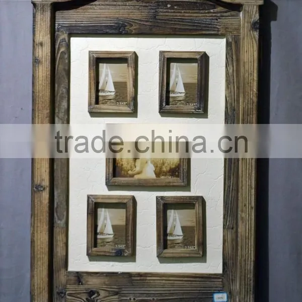 2016 Latest Wooden Decorative Wall Shelf With Frames photo-3