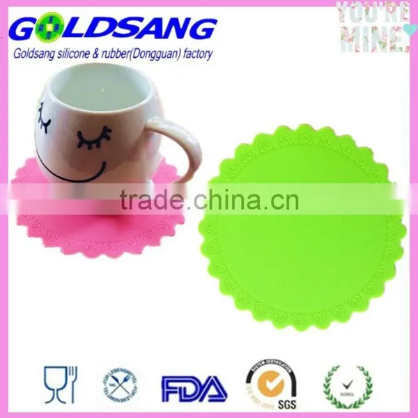 6 Colors Home Gift Silicone Coaster Cup Mat Non Slip Placemat photo-2