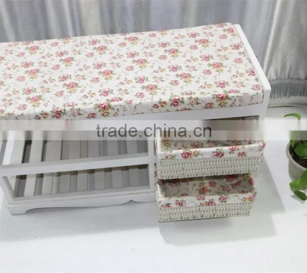 Wood Shoe Rack With Cushion photo-5