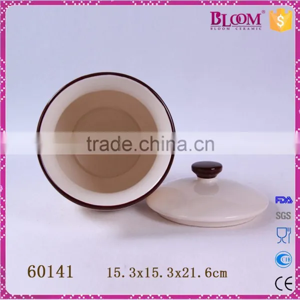 Factory Direct Sale Ceramic Decal Desgin Sugar Pot photo-5