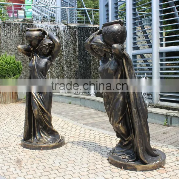 Landscape Bronze Lady Sculpture photo-3