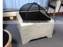 Outdoor Square Antique Steel Fire Pit / Fireplace photo-2