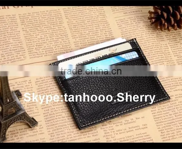 PU Imitation Leather Fashionable Leather PU Credit Card Pocket photo-3