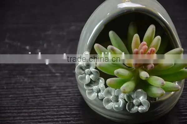 Factory Ceramic Handmade Flower Pot for Garden Plant Decoration photo-3