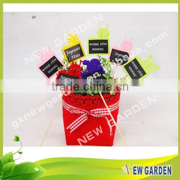 Wholesale Price Customized Best Material Plastic Flower Stick for Flower Pot