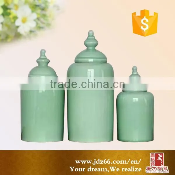 Different Size Kitchen Blue Porcelain Jar photo-3