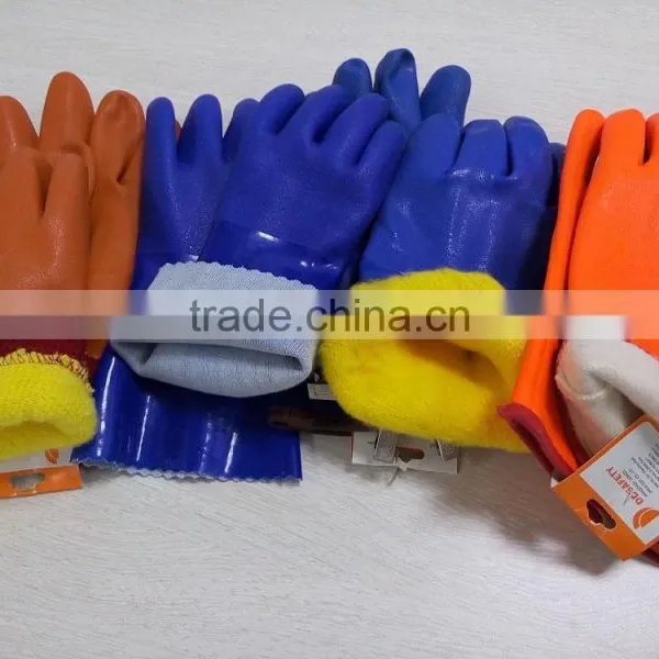 DDSAFETY With 5Years Experience Blue Pvc Glove Professional Manufacturer photo-2