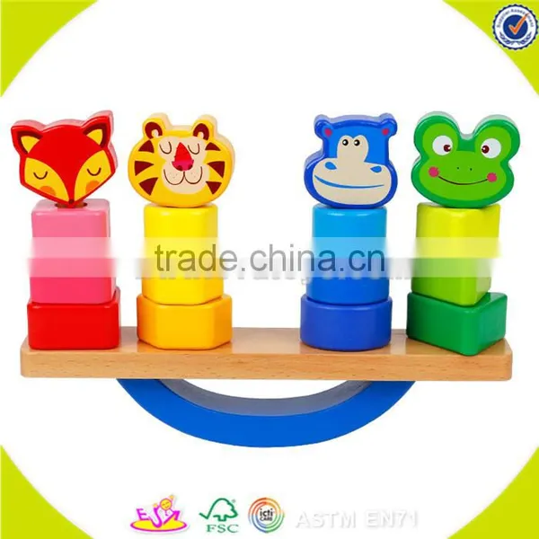 Wholesale Intelligent Wooden Balance Blocks Game Toy Funny Baby Wooden Balance Blocks Game W11F005 photo-5