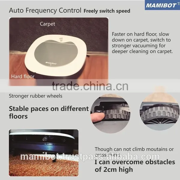2016 High-end Multifunctional Robot Vacuum Cleaner/Intelligent Roboti With Wet and Dry Mop photo-6