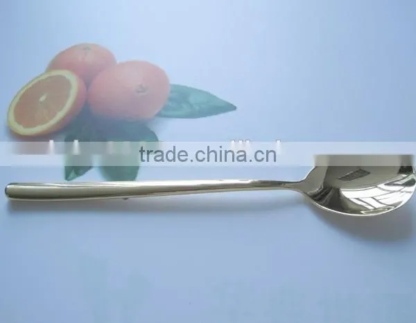 Elegance Silver 18/0 Gold Plated Spoon With Ceramic Handle for Promotional Gold Spoon Gift photo-2