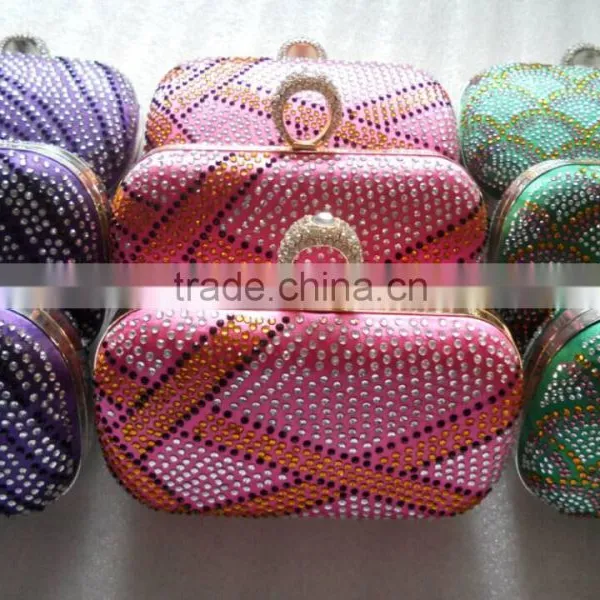Dense Drilling Rhinestone Evening Clutch Bag photo-3