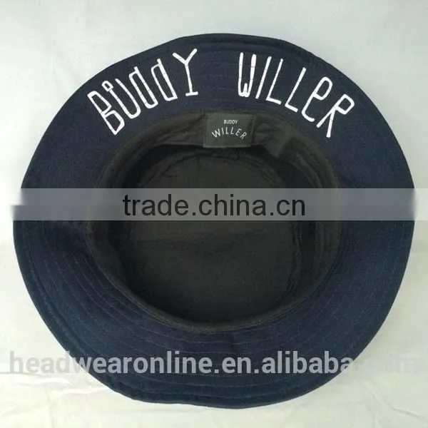 Fashion 100%cotton High Quality Embroidery Bucket Hat photo-5
