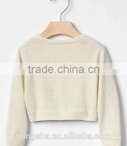Baby Girl Design Clothes Cardigan Child Sweater HSD5039 photo-2