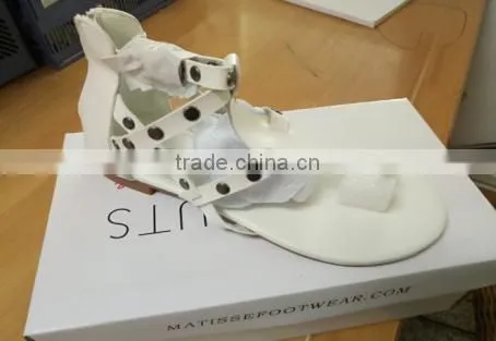 Ladies Fancy Sandal Shoes Closeouts,china Factory Stock Liquidation photo-2