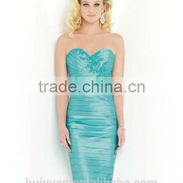 Formal Knee Length Long Sleeve Satin Mother Evening Dresses for Wedding photo-3