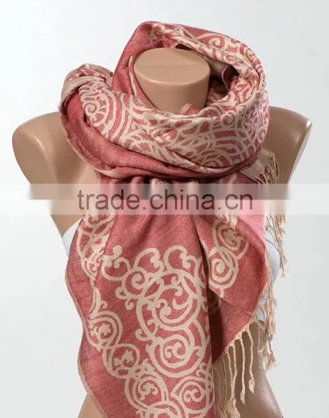 Long Scarf or Shawl or Neck Wrap. Mothers Days Scarf. Fall Oversize Scarf Wrap. Turquoise and Beige. photo-3