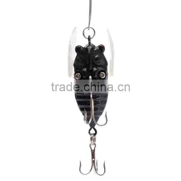 Hot SaLE Excellent Quality 4cm Plastic Fishing Lures Minnow Lure Bass Bait Tackle Hooks photo-2