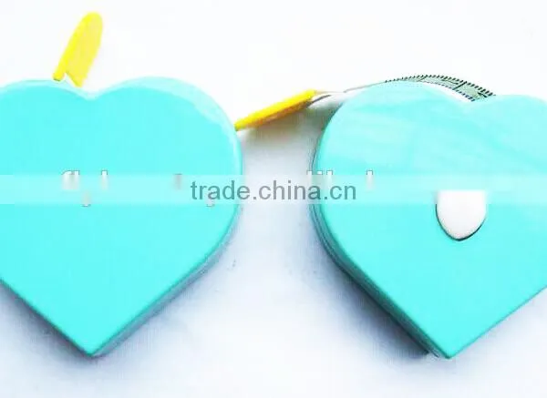 Heart Shape Promotion Gift Measuring Tape Keychain Tape 1M Tape photo-3