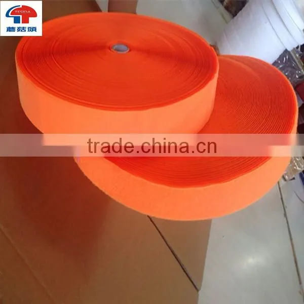 100% Nylon Fastener Tape Orange Sew on Hook and Loop for Bundle Belt photo-5