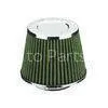 Reusable Car Part Racing Air Filter Green , High Performance Auto Air Filters