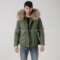 Armiqueen Ladies Fur Parka for Winter,pink Rabbit for Womens,real Raccoon Collar