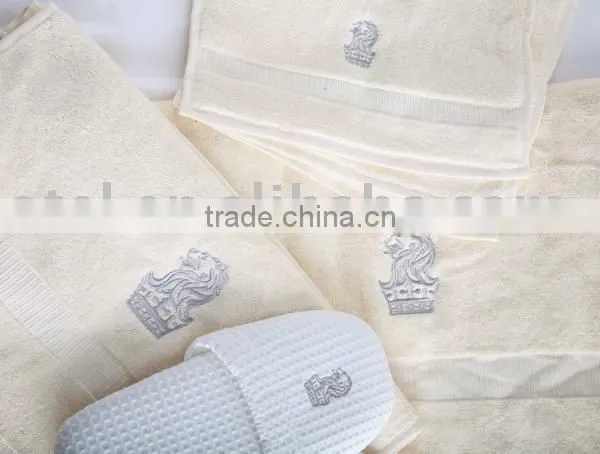 Plain Dyed Elegant 100% Cotton Bath Hotel Towel photo-2