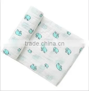 Super Soft 47''x47'' ,100% Cotton Premium Muslin Baby Swaddle Balnket Organic photo-4