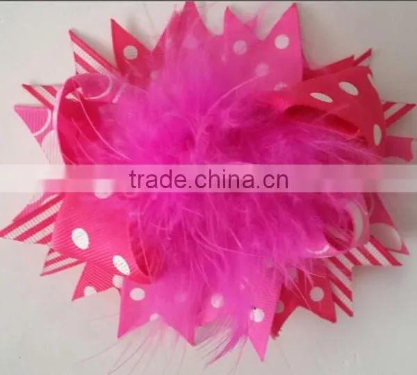 Headband With Fabric Flower Multicolor Headmade Flower Head Bows Flower photo-5