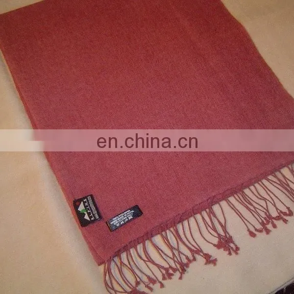 Luxury Plain Knitted 100% Pure Real Cashmere Scarf photo-6
