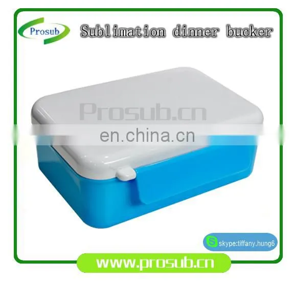 Sublimation Kids Plain Plastic Lunch Box ,medium Meal Box Tableware Easy-Open photo-3